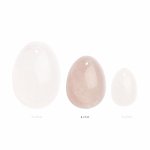 La Gemmes, Kamienne jajeczko yoni waginalne - La Gemmes Yoni Egg Różowy Kwarc M