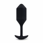 Bvibe, Korek wibrujący obciążony - B-Vibe Vibrating Snug Plug XL   Czarny