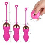 WOMEN Masturbation Massager Sexy Toy Vaginal Dumbbell Vibrating Stick Smart Ball Wireless Remote Control Vibrator