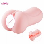 Realistics Vagina Male Masturbator Cup With Cock Vibrating Rings Sex toys for Man Penis Massager Anal Pussy sex toys for Adult