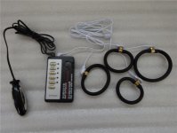 Electro Shock Penis Rings Anal Plug Vagina Ball Electric Shocking SM Game Gear Men And Women Share Toys -20