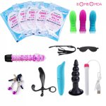 G-Spot Vibrator Sex Toys for Woman Clitoris Massager Waterproof Anal Beads Dildo Vibrator Butt Plug Adult Female Masturbation