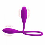 Silicone Dual Vibrating Massager Lesbian G spot Vibrator Anal Plug Clitoris Stimulator Bullet Vibrators Sex Toy For Woman Couple