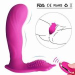APHRODISIA Wearable Vibrator Clitoris And G-Spot Stimulator Remote Control Vibrate Masturbation Dildo Toys For Adult