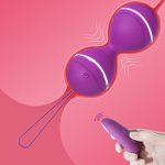 Silicone Kegel Balls Vaginal Tight exercise Vibrating eggs Remote Control Geisha Ball ben Wa Balls Adult Sex Toys for Women