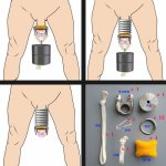 penis pump Penis Extender 12 Rings Enlargement System Enlarger Male Stretcher Enhancer Toy