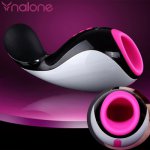 Nalone 7 Speed Bluetooth Male Masturbator Cup Oral Sucking Flashlight Girl Realistic Vagina Artificial Pussy Sex Product for Man