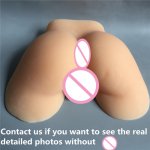 Hot selling black/flesh realistic big ass and pussy with full silicone man masturbator sex dollmale masturbator sex toy for man