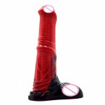 Sex Products Huge Dildo Red Hose Dildo Big Dongs Liquid Silicone Anal Dildos Realistic Penis Anal Sex Toys for Women C3-1-145