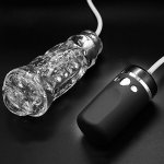 Male Masturbator Electric Sucking Strong Vibrator Sex Toys for Men Silicone Deep Throat Vagina Pussy Cup Sexo for Adult Vagina
