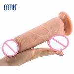 Faak, FAAK Realistic dildo with suction cup sex toys for women sex products stuffed asa vagina stimulate lesbian masturbation flirting