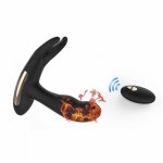 Wireless Remote Control Smart Heating Prostate Vaginal Massager Vibrator for Men,Anal Plug Butt Plugs,Gay Sex Toys Anal Vibrator
