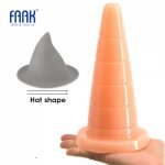 FAAK Butt plug suction cup hat shape anal plug big anal dildo Sex Stopper Adult Toys for Men and Women Anal Trainer for Couple 9