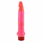 Żelowy wibrator waginalno-analny 16 cm