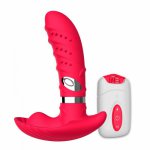Butterfly Double Vibrator Remote Penis Vibrator G Spot Clitoris Stimulator wareless Dildo Vibrator Sex Toys for Woman