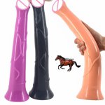 43*10cm Huge Horse Penis Super Big Horse Dildo Realistic Real Penis with Suction Cup Dildo Female Masturbation Anal Sex Toys