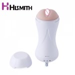 masturbation cup silicone pussy realistic vagina for men sex toy 10 frequency vibration automatic masturbator sex toys for men