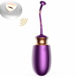 Waterproof Silicone Mini Vibrator Voice Control Heating Vaginal Ball Clitoris Massag Eggs Sex Toys for Women Pocket Pussy