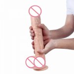 Hot Sale 33.5*5CM Super Big Dildo Realistic Penis with Strong Suction Cup Stimulate Massage Sex Toys for Woman Dick Sex Product.