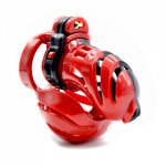 3D Design Male Chastity Device,Ball Stretcher, Penis Ring,Electro Shock Scrotum Penis Plug,Cage Cock,Electric Sex Toys For Men