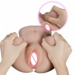 Silicone Big Ass Anal Sex Pocket Pussy Deep Vagina Male Masturbator Real Skin Feel Lifelike Love Sex Doll Sex Toys For Adult