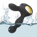 OLO Vibrating & Rotating Sex Toys For Women Prostate Massager Anal Plug G-spot Silicone Butt Heating Vibrator