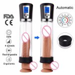 Electric Penis Pump Vacuum Pump Automatic Penis Enlargement Vibrators For Men Penile Erection Training Male Masturbator Sex Shop
