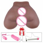 Black Sex Dolls Real Artificial Silicone Female Ass Masturbating Toys Big Soft Ass Vagina Pussy Sex Toys for Men