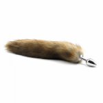 Fox, Metal Feather Anal Toys Fox Tail Anal Plug large Butt Plug Sex Toys For Woman And Men Sexy Butt Plug Adult Accessories