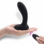 Male Prostata Massager Anal Butt Plug Vibrator 10 Speed Vibration Stimulator Male Masturbation Erotic Sex Toy for Men for Gay