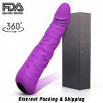 G Spot Dildo Vibrator for Woman Silicone Sex Toys for Adults Waterproof 9 Modes Vibrator Clitoris Massager Female Masturbator