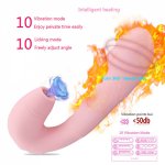 Dildo Vibrator Double Rotating Heating Sucking Sex Toys For Adult Stimulator Nipple Clitoris Sucker For Women Masturbator