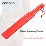 Leather Bdsm Spanking Paddles for Couple Sex Toy Slave Flogger Handle Fetish Adult Role Play Sluts Paddles Whip Women Sexy Toys