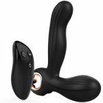 10 Frequency Vibration Rotation Heating Anal Plug G Spot Male Masturbation Prostate Massager Anal Butt Plug Sex Toys For Men