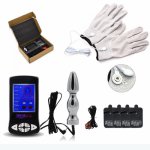 Electro Butt Plug Sex Toys for Men Women Medical Themed Toys Therapy Pulse Massager Electric Shock Anal Plug