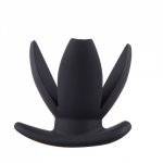 Silicone Anus Expander Butt Plug Hollow Out Anal Peeping Tools Adult Sex Toys