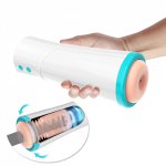 Male Automatic Telescopic Masturbation Cup Massage Penis Glans Stimulate Horse Eye Suction Cup Pocket Vagina Real Pussy For Gay