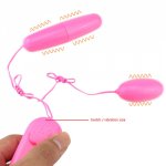 Sex Toy For Women Double Jump Egg control Bullet Vibrators pussy vaginal Clitoral G Spot Stimulator Erotic Adult Game Sex Shop