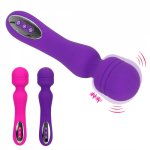 Ikoky, IKOKY 12 Frequency AV Stick Vibrator Female Masturbation Sex Toys for Women Magic Wand Massager Clitoris Stimulator