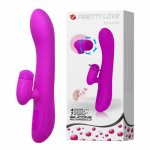 G-spot Vibrator Vagina Clitoris Stimulation Dildo Massager - Upgraded Powerful Dual Motors with USB Charge and 7 Modes Adult Sex
