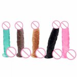 Realistic Big Dildo with Suction Cup Hands-Free Play Waterproof Huge Penis Sex Toy for Women Men