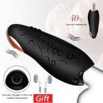 Vibrator For Men Masturbator Cup Intelligent Heating Voice Glans Stimulator Massager Penis Endurance Exercise Sex Toys for Men