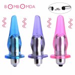 Mini Vibrator Anal Plug Sex Toys for Men Women Prostate Massager G Stimulation Bullet Butt Plug Anal Masturbation Adult Products