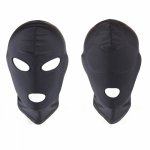 Man Nuo BDSM Bondage AV Mask for Women Black Mask Sex Toys for Adults Role Play Sex Game Accessories Fetish Hood Products R4