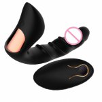 Lsexy Silicone Waterproof G-spot  Prostate Massager  Remote Anus Vibrator Sex Toy For Men Women Free Shipping D103