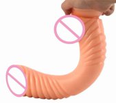 Butt Plug Curved Dildo Animal Snake Dildo Suction Cup Screw Thread Design Stimulate Fake Penis Sex Toys for Women Erotic Product