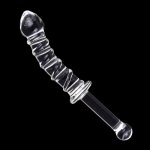 Women Glass Dildo Sex Pyrex Crystal Dildo Glass Sex Toys for Woman Anal Toys Adult Crystal Female Sex Products with handle