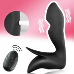 9 Speeds Remote wireless Anal vibrator Masturbator USB Rechargeable Gay Lesbian Vibrator Sex Toys for Men Women Anal Plug