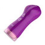 Male Masturbation Realistic Vagina Groaning Cup Vibrator Automatic Sucking Sex Machine Pocket Penis Masturbator Sex Toy For Men