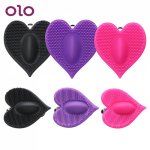 OLO Vaginal Stimulator Heart-Shaped Vibrators Chastity Silica Gel Clitoris Massager Vibrator Sex Toys For Women Adult Sex Toys